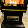 Grand Tetons at Jackson Lake - Magnetic Pellet Stove Decorative Slate Insert for Harman P Series - Limited to 100