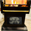 The Lawman - Magnetic Pellet Stove Decorative Slate Insert for Harman P Series - Standard Stove Slate